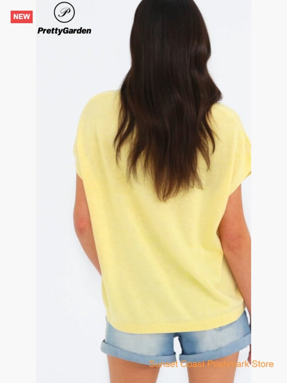 Oversized Batwing Short Sleeve Cardigan Lightweight V-Neck Button Down Knit - Picture 6 of 7